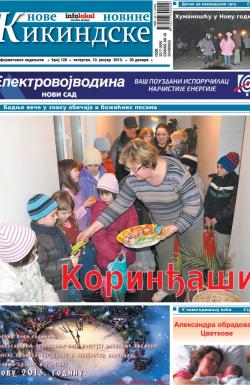 Nove kikindske novine - broj 128, 10. jan 2013.