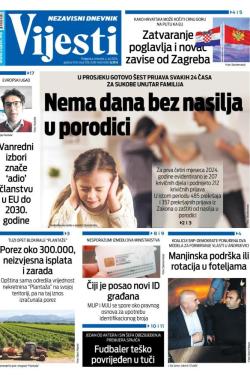 Vijesti - broj 9408, 4. jul 2024.