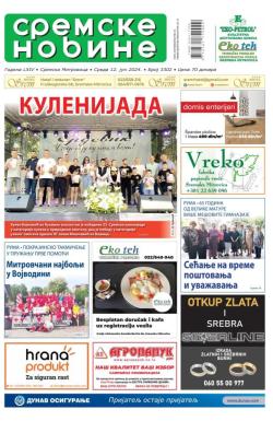 Sremske Novine - broj 3302, 12. jun 2024.