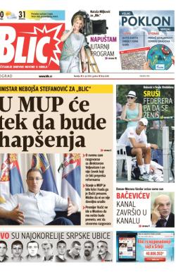 Blic - broj 6248, 6. jul 2014.