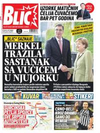 Blic - broj 8114, 20. sep 2019.