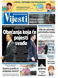 Vijesti - broj 9113, 2. sep 2023.