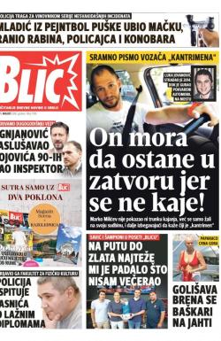 Blic - broj 7708, 1. avg 2018.