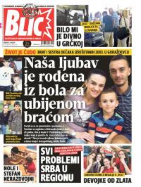 Blic - broj 7365, 16. avg 2017.