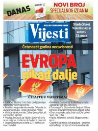 Vijesti - broj 7945, 21. maj 2020.