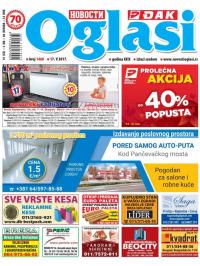 Novosti oglasi - broj 1468, 17. maj 2017.