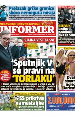 Informer - broj 2732, 16. apr 2021.