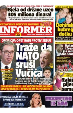 Informer - broj 3520, 9. nov 2023.