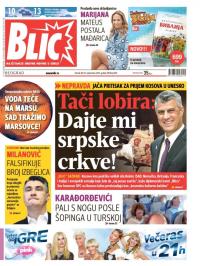 Blic - broj 6691, 29. sep 2015.