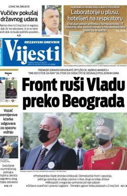 Vijesti - broj 8309, 29. maj 2021.