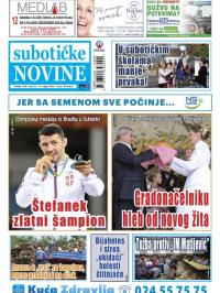 Nove Subotičke novine - broj 33, 19. avg 2016.