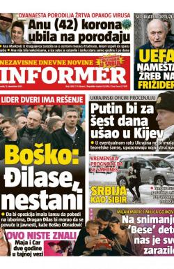 Informer - broj 2938, 15. dec 2021.