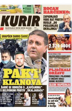 Kurir - broj 2931, 15. apr 2022.