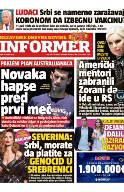 Informer - broj 2961, 14. jan 2022.