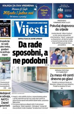 Vijesti - broj 8067, 22. sep 2020.