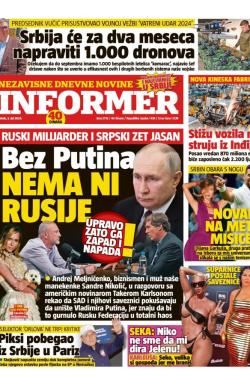 Informer - broj 3718, 5. jul 2024.