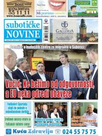 Nove Subotičke novine - broj 36, 4. sep 2015.