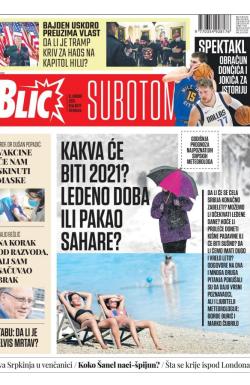 Blic - broj 8572, 9. jan 2021.