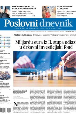 Poslovni Dnevnik - broj 4937, 4. okt 2023.