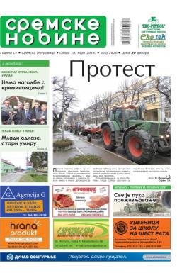 Sremske Novine - broj 2820, 18. mar 2015.