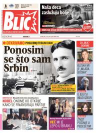 Blic - broj 6125, 2. mar 2014.