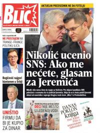 Blic - broj 7162, 21. jan 2017.