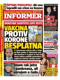 Informer - broj 2553, 14. sep 2020.