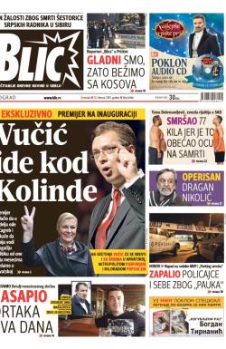 Blic - broj 6466, 12. feb 2015.