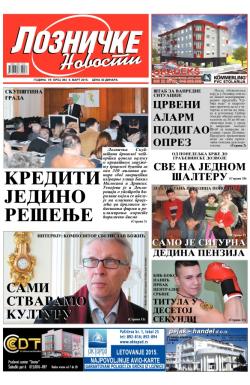 Lozničke novosti - broj 364, 6. mar 2015.