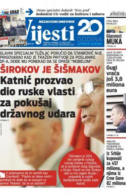 Vijesti - broj 6794, 20. feb 2017.