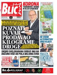 Blic - broj 8280, 9. mar 2020.