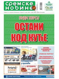 Sremske Novine - broj 3082, 25. mar 2020.