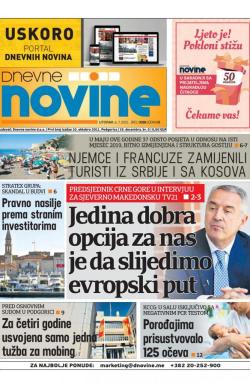 Dnevne novine - broj 3038, 6. jul 2021.