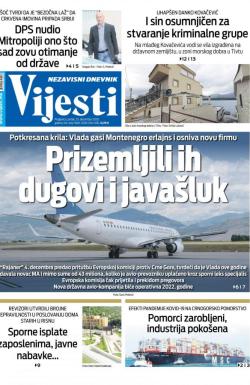 Vijesti - broj 8161, 25. dec 2020.