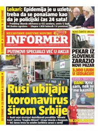 Informer - broj 2421, 6. apr 2020.