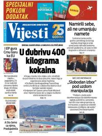 Vijesti - broj 8845, 25. nov 2022.