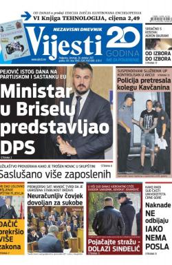 Vijesti - broj 7040, 26. okt 2017.