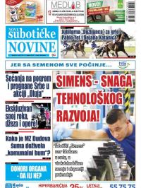 Nove Subotičke novine - broj 82, 3. avg 2018.