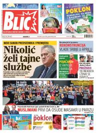 Blic - broj 6432, 9. jan 2015.