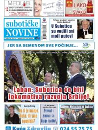 Nove Subotičke novine - broj 35, 2. sep 2016.