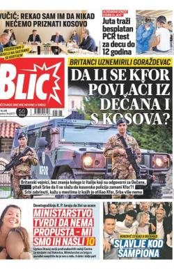 Blic - broj 8727, 16. jun 2021.