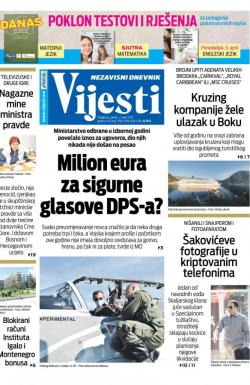 Vijesti - broj 8256, 2. apr 2021.