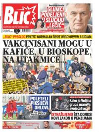 Blic - broj 8647, 26. mar 2021.