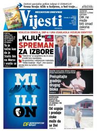 Vijesti - broj 6630, 8. sep 2016.