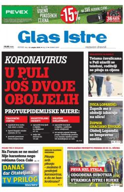 Glas Istre - broj 72, 13. mar 2020.