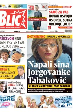 Blic - broj 6677, 15. sep 2015.