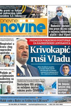 Dnevne novine - broj 2956, 6. apr 2021.