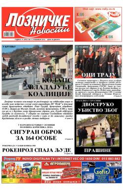 Lozničke novosti - broj 295, 8. nov 2013.