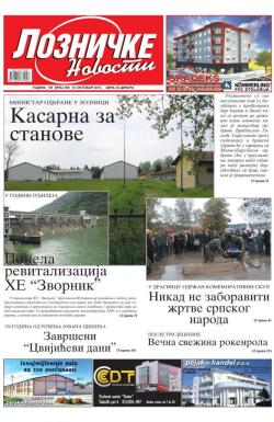 Lozničke novosti - broj 396, 16. okt 2015.