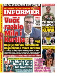 Informer - broj 3037, 14. apr 2022.